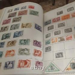 Amazing worldwide stamp collection in 1959 minkus album. 1882 forward. Vintage +