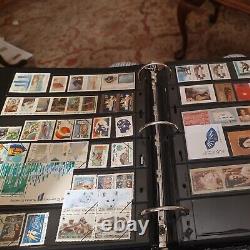 Amazing worldwide stamp collection with emphasis on stamps with art. Stunning