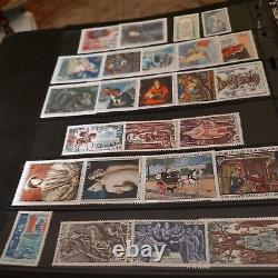 Amazing worldwide stamp collection with emphasis on stamps with art. Stunning