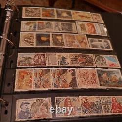 Amazing worldwide stamp collection with emphasis on stamps with art. Stunning