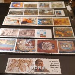Amazing worldwide stamp collection with emphasis on stamps with art. Stunning