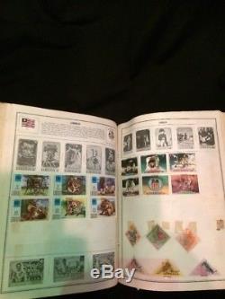 Ambassador Album For Stamps Of The World Vintage Stamp Collecting