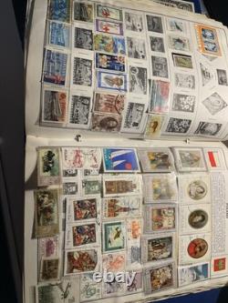 Ambassador Album Postage Stamp Collection Binder with Stamps as shown