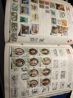 Ambassador Album Postage Stamp Collection Binder with Stamps as shown