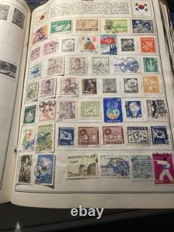 Ambassador Album Postage Stamp Collection Binder with Stamps as shown