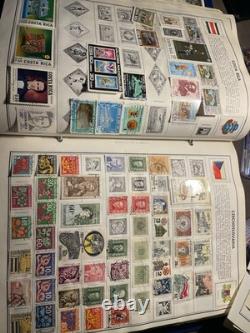 Ambassador Album Postage Stamp Collection Binder with Stamps as shown