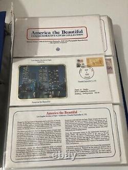 America the Beautiful Vintage Commemorative Cover Collection Stamp Album