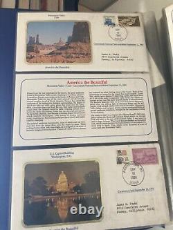 America the Beautiful Vintage Commemorative Cover Collection Stamp Album