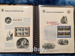 American Commemorative Collection Binder, 42 Panels, 1975-1978