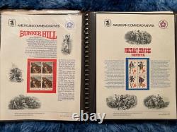 American Commemorative Collection Binder, 42 Panels, 1975-1978
