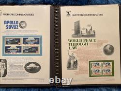 American Commemorative Collection Binder, 42 Panels, 1975-1978