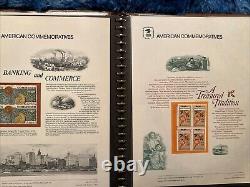 American Commemorative Collection Binder, 42 Panels, 1975-1978