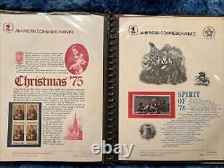 American Commemorative Collection Binder, 42 Panels, 1975-1978