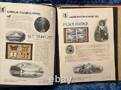 American Commemorative Collection Binder, 42 Panels, 1975-1978