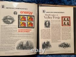 American Commemorative Collection Binder, 42 Panels, 1975-1978