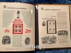 American Commemorative Collection Binder, 42 Panels, 1975-1978
