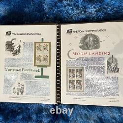 American Commemorative Collection Binder with 30 Panels, 1993-1995