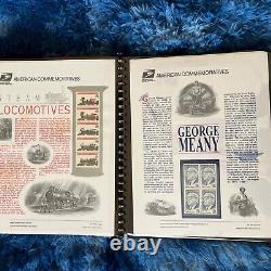 American Commemorative Collection Binder with 30 Panels, 1993-1995