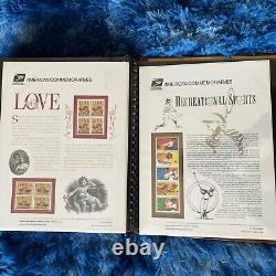 American Commemorative Collection Binder with 30 Panels, 1993-1995