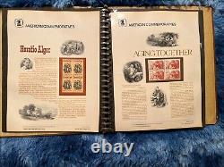 American Commemorative Collection Binder with 39 Panels, 1982-1983