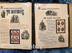 American Commemorative Collection Binder with 39 Panels, 1982-1983