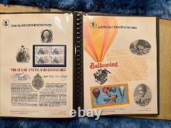 American Commemorative Collection Binder with 39 Panels, 1982-1983