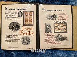 American Commemorative Collection Binder with 39 Panels, 1982-1983