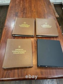 American Commemorative Collections 3 Binder PLUS Invididual Stamp Collection 90s