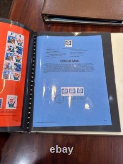 American Commemorative Collections 3 Binder PLUS Invididual Stamp Collection 90s