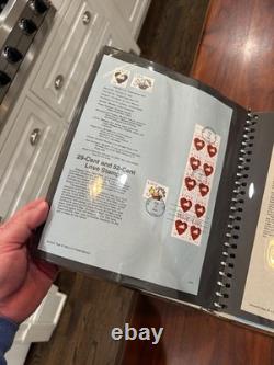 American Commemorative Collections 3 Binder PLUS Invididual Stamp Collection 90s