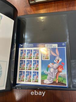 American Commemorative Collections 3 Binder PLUS Invididual Stamp Collection 90s