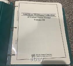 American Heirloom Stamp Collection, Volume 1-3 1985-2020, See Description