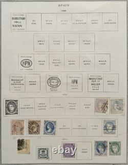 Antique Classic Stamp Collection 2 Albums 1800s Issues Huge Catalog Value