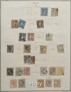 Antique Classic Stamp Collection 2 Albums 1800s Issues Huge Catalog Value