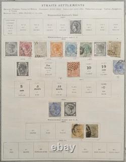 Antique Classic Stamp Collection 2 Albums 1800s Issues Huge Catalog Value