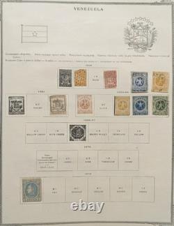 Antique Classic Stamp Collection 2 Albums 1800s Issues Huge Catalog Value