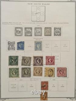 Antique Classic Stamp Collection 2 Albums 1800s Issues Huge Catalog Value