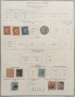 Antique Classic Stamp Collection 2 Albums 1800s Issues Huge Catalog Value