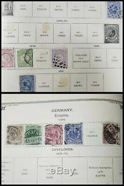 Antique VTG Mekeel's 1895 World Postage Stamp Album with Orig Stamps Collection