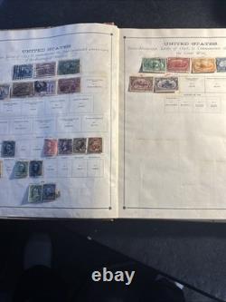Antique World Stamps 1870s-1890s in F. W. Scott Album Europe Japan