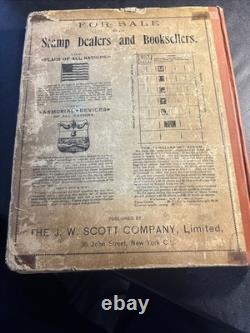 Antique World Stamps 1870s-1890s in F. W. Scott Album Europe Japan
