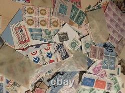 Antique stamp collection Early 1900's many countries W Album 500+ Un Searched