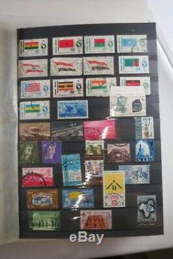 Arab states stamp collection 10 countries hundreds of stamps in album