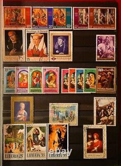 Art Stamp Collection -valuable- Have Your Own Art Gallery! Artist Free Shipping