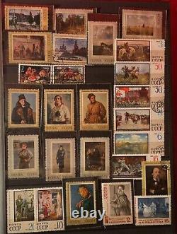 Art Stamp Collection -valuable- Have Your Own Art Gallery! Artist Free Shipping