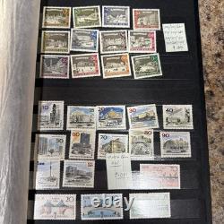 Assorted Postage Stamps Block Sheet Collection Album