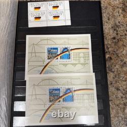 Assorted Postage Stamps Block Sheet Collection Album