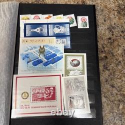 Assorted Postage Stamps Block Sheet Collection Album