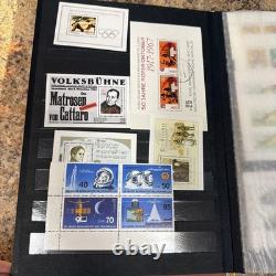 Assorted Postage Stamps Block Sheet Collection Album