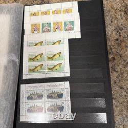 Assorted Postage Stamps Block Sheet Collection Album